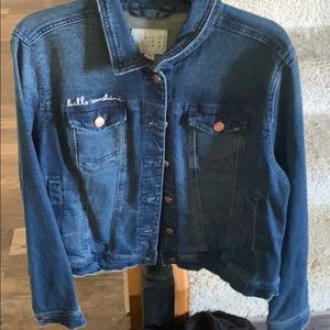 Hello sunshine jean jacket